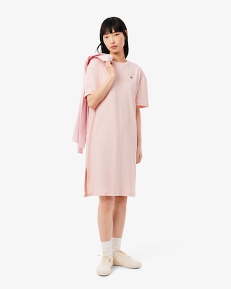 Vestido camisero de algod&oacute;n oversized