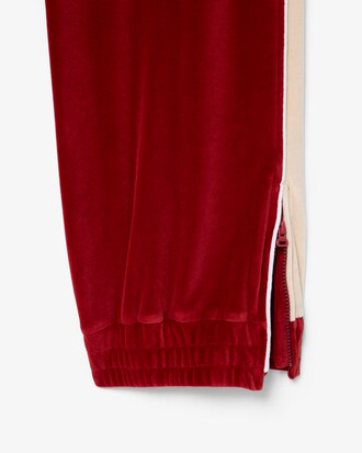 Pantal&oacute;n de ch&aacute;ndal de terciopelo de corte holgado Runway