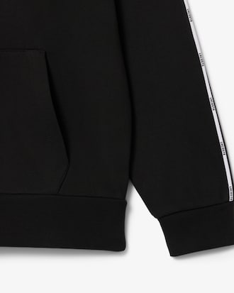 Sudadera de corte clásico de rayas con logotipo