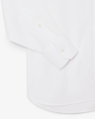 Camisa oversized de popel&iacute;n de algod&oacute;n
