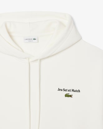 Sudadera con capucha con múltiples estampadas