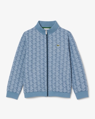 Sudadera de cuello alto con cremallera Paris con monograma