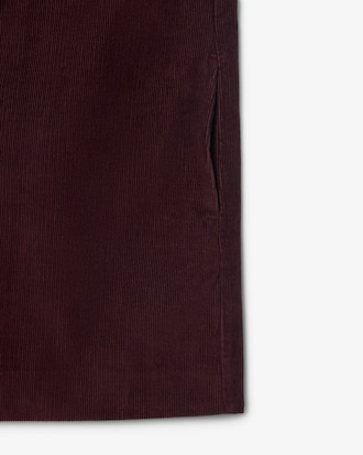 Vestido sin mangas de pana