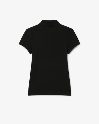 Polo de piqu&eacute; con cuello festoneado