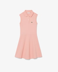 Vestido sin mangas de piqu&eacute; el&aacute;stico
