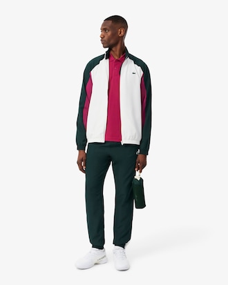 Ch&aacute;ndal deportivo con bloques de color estampados