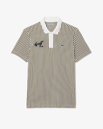 Polo de golf de rayas termorregulador