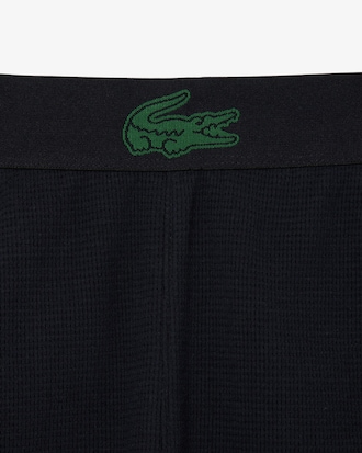 Pantalón corto loungewear de punto texturizado