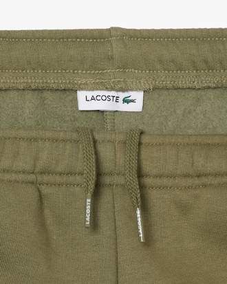 Pantalón corto de felpa con rayas en contraste