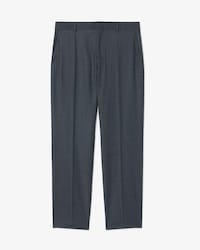 Pantal&oacute;n de traje de lana afieltrada de corte regular