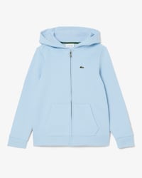 Sudadera con capucha y cremallera de felpa