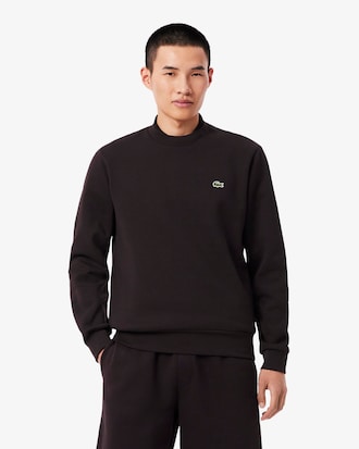 Sudadera de cuello redondo de felpa