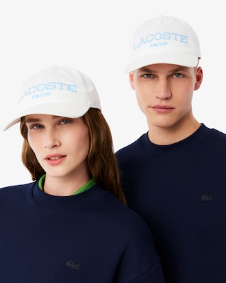 Gorra de sarga de algod&oacute;n estampada