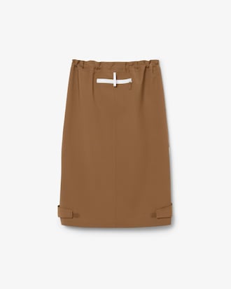 Falda cargo de mezcla de lana Runway