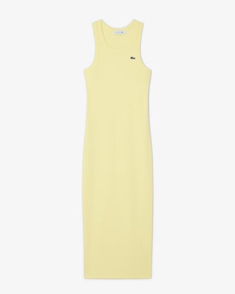 Vestido polo sin mangas de algodón