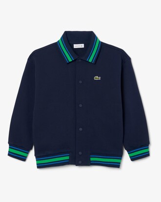 Sudadera de felpa con cierre de bloques