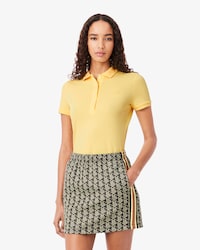 Polo de mujer Lacoste en piqu&eacute; de algod&oacute;n stretch