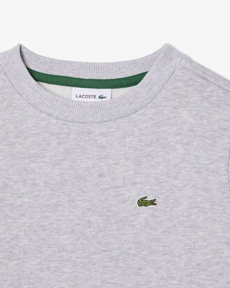 Sudadera de cuello redondo de felpa