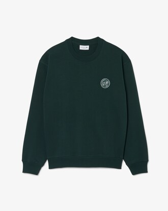 Sudadera de felpa con insignia