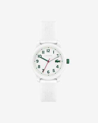 Reloj infantil Lacoste.12.12 con correa de silicona blanca
