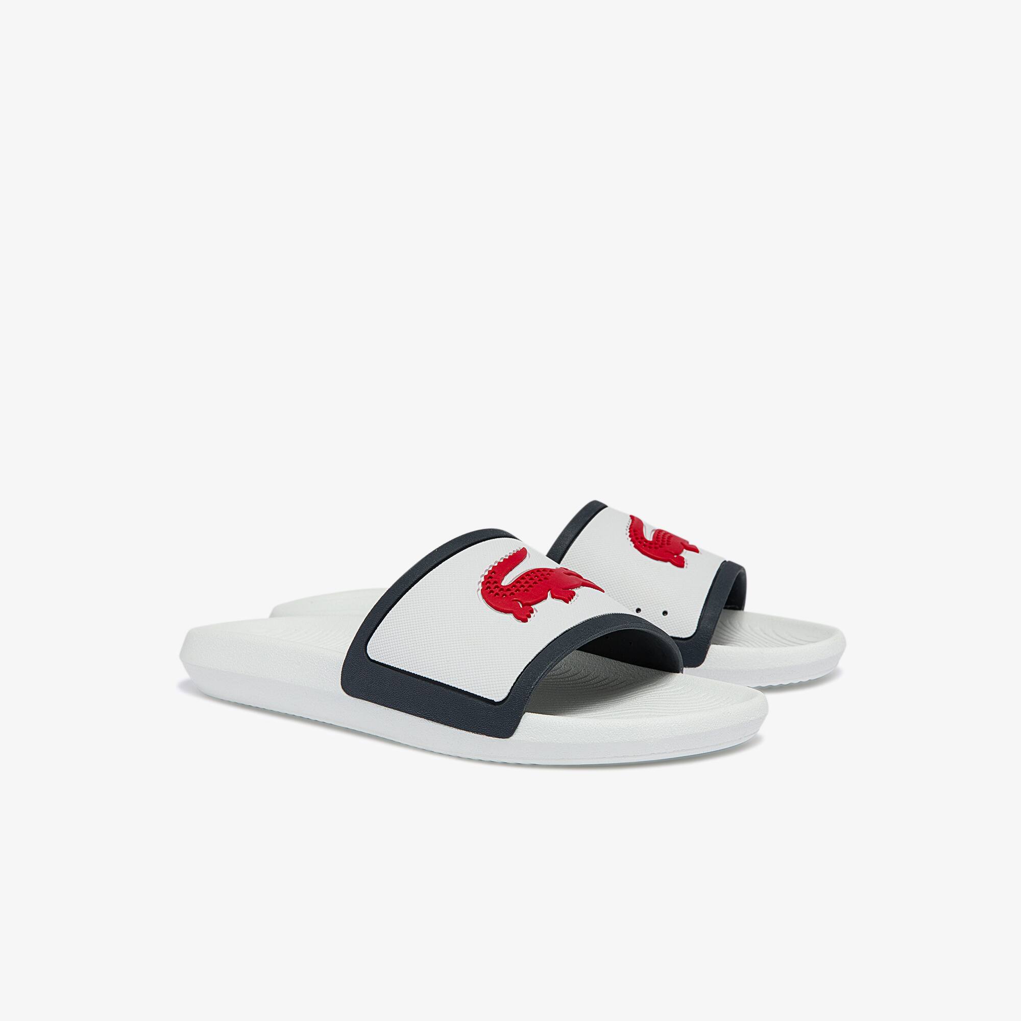 Chanclas de hombre Croco de material sintético con tira de goma | LACOSTE
