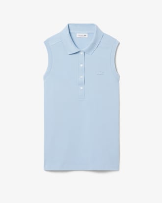 Polo sin mangas el&aacute;stico de corte ajustado L.12.D