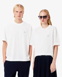 Camiseta de punto jersey grueso de corte holgado