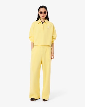 Sudadera tipo polo de canal&eacute; oversized