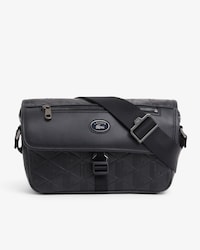 Bolso con solapa de piel Monogram peque&ntilde;o