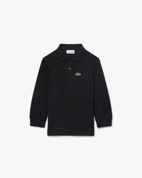 Camisa polo de manga larga de petit piqu&eacute;