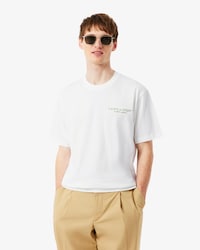 Camiseta de algod&oacute;n grueso bordado