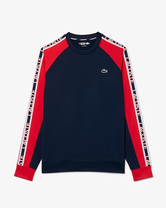 Sudadera deportiva de rayas y con bloques de color