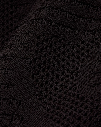Camisa con cocodrilo en punto con efecto encaje