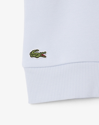 Sudadera estampada de cuello redondo de felpa