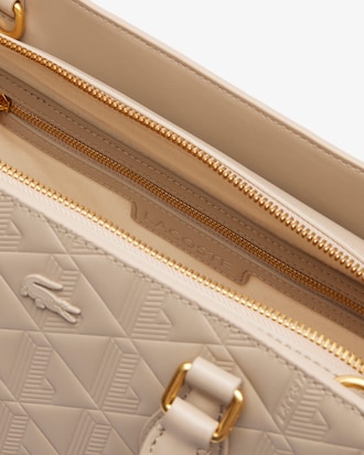 Bolso tote con monograma Maheki grande