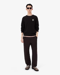 Pantal&oacute;n chino de lino de corte regular
