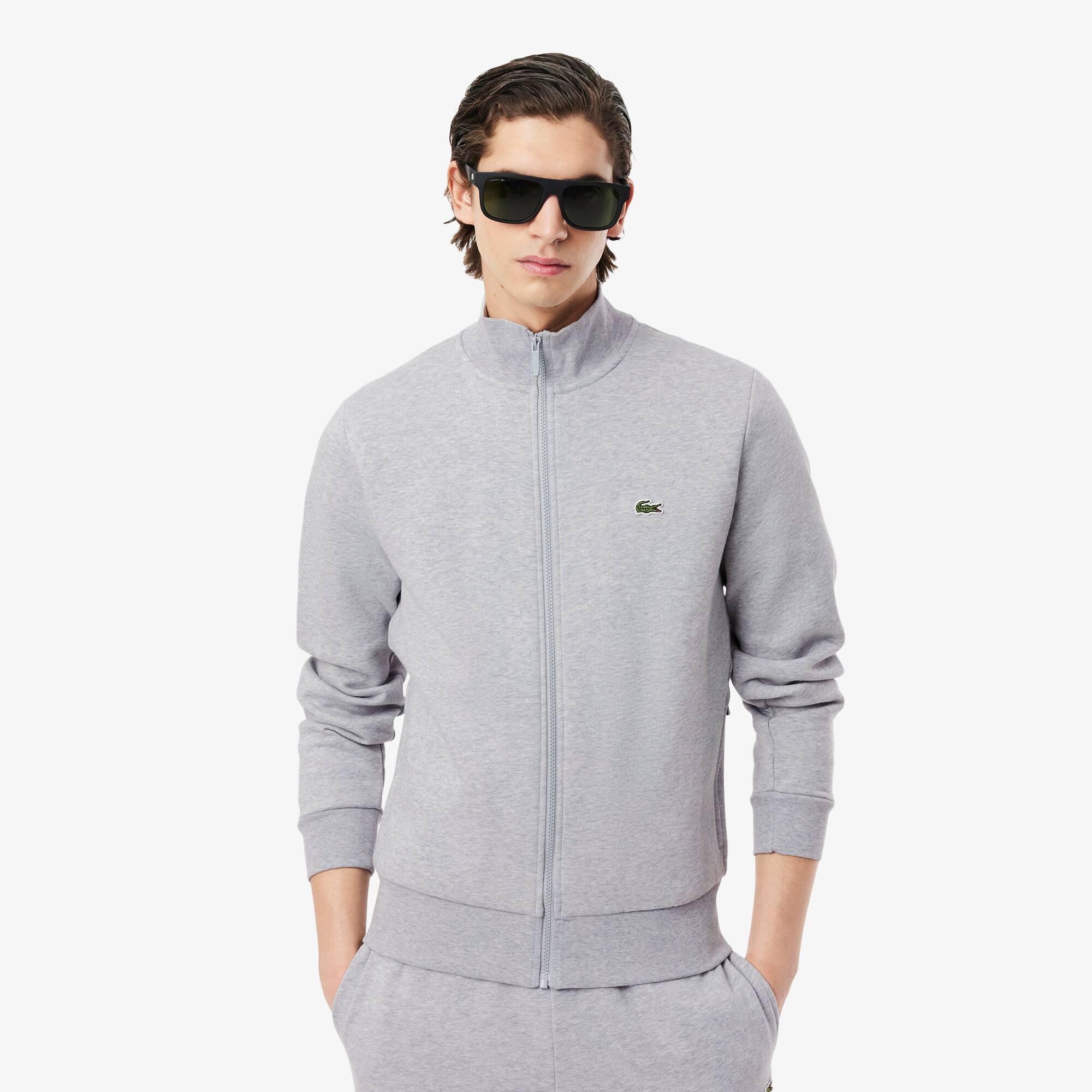 Lacoste Sudadera de hombre Lacoste regular fit en felpa cepillada con cremallera. 1