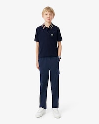 Pantal&oacute;n cargo de sarga de algod&oacute;n