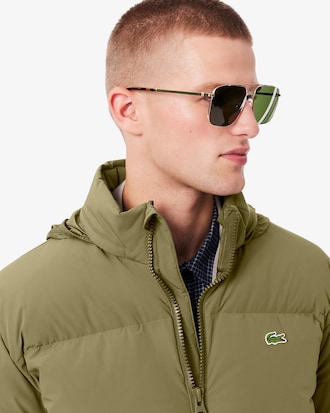 Chaqueta acolchada con capucha hidr&oacute;fuga