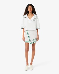 Minifalda de tejido de punto de rizo Runway