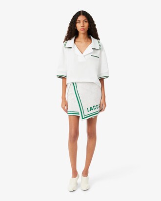 Minifalda de tejido de punto de rizo Runway