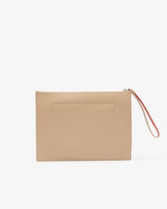 Bolso pequeño Anna de piqué de lona revestido