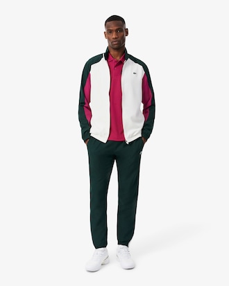 Ch&aacute;ndal deportivo con bloques de color estampados
