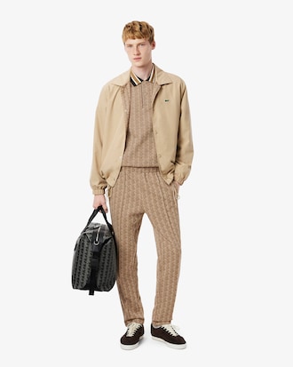 Polo de jacquard de corte cl&aacute;sico con monograma