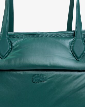 Bolsa de fin de semana de nylon brillante Runway