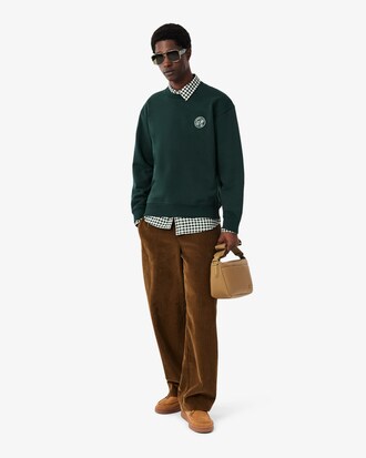 Sudadera de felpa con insignia