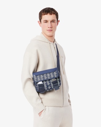 Bolso de mensajero con solapa y clip The Blend