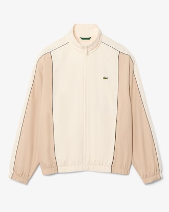 Chaqueta de ch&aacute;ndal hidr&oacute;fuga con bloques de color