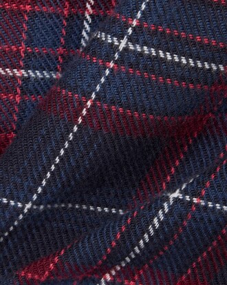 Pijama de algod&oacute;n de cuadros escoceses