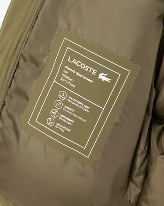 Chaqueta acolchada con capucha hidr&oacute;fuga